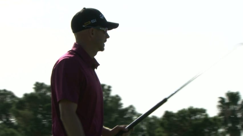 Tyler Aldridge grinds out par at Shriners