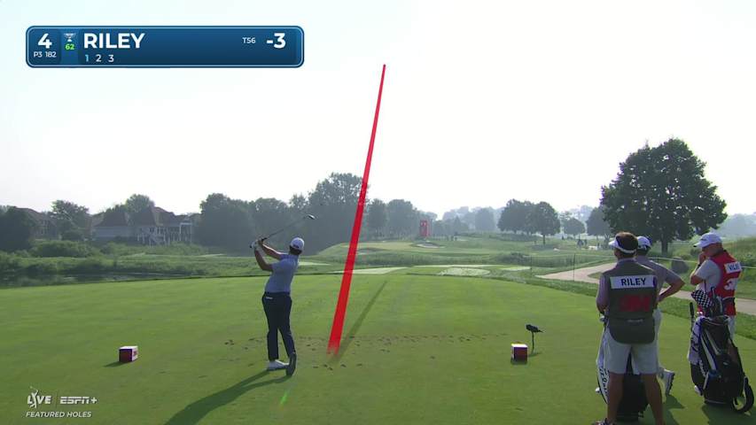 Davis Riley makes birdie on No. 4 at 3M Open