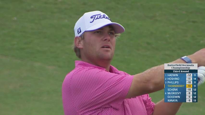 Braden Thornberry spins it back, makes birdie on No. 12 at Butterfield Bermuda