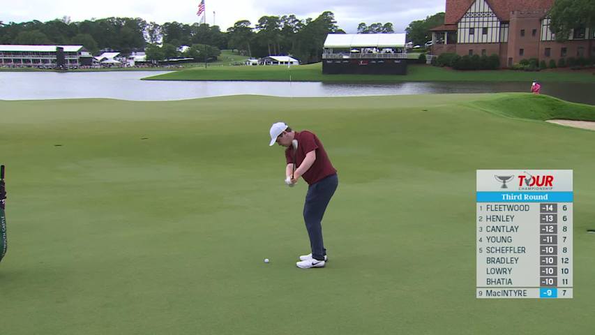 Robert MacIntyre makes birdie on No. 8 at TOUR Championship