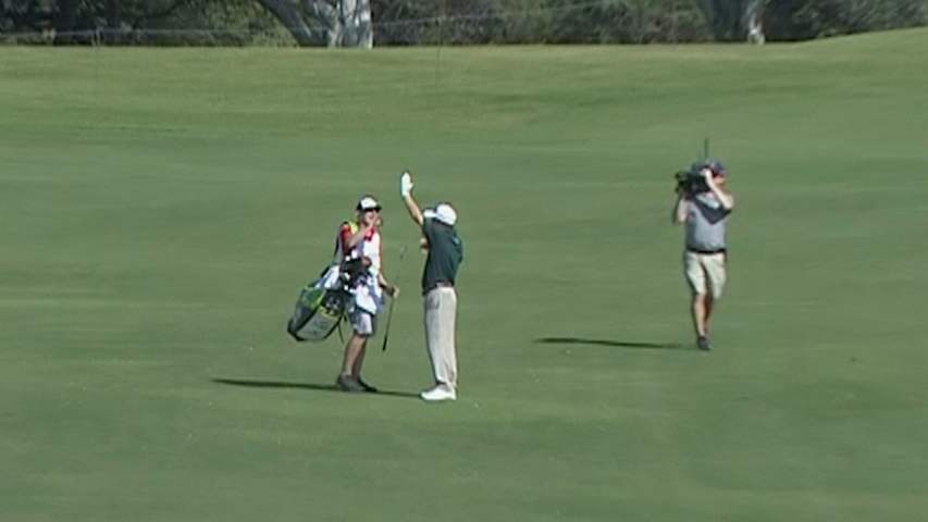 Jeff Sluman’s hole-out eagle at Mitsubishi Electric Championship