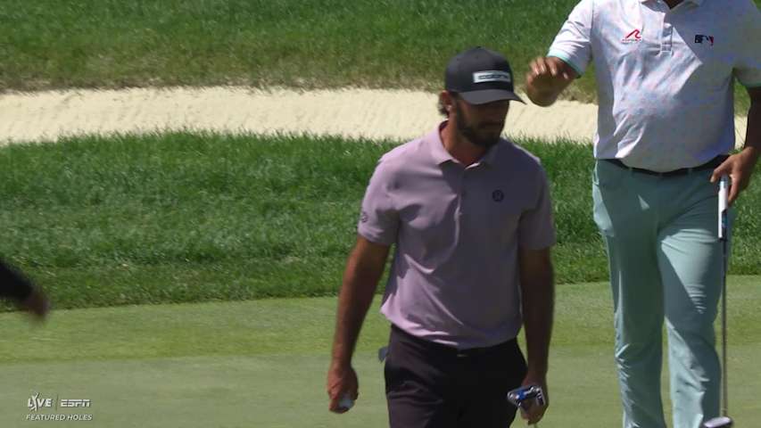Max Homa sinks 32-foot birdie putt on No. 14 at RBC Canadian