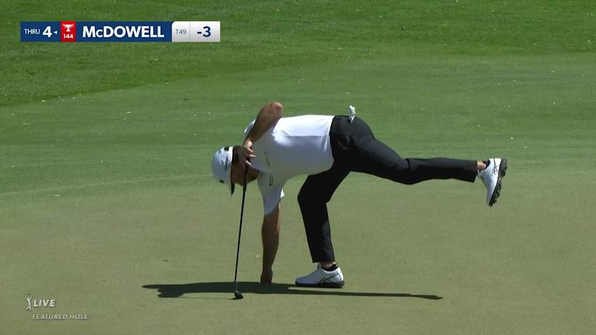Graeme McDowell's 20-foot birdie putt at Mexico Open
