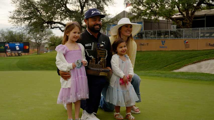 Mic’d up with J.J. Spaun after winning Valero