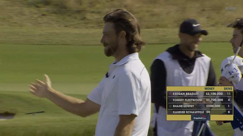 Tommy Fleetwood earns final skins at ‘The Skins Game’