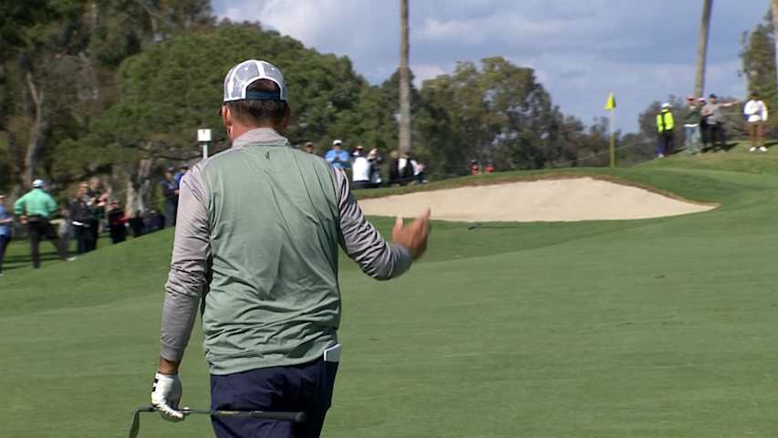 Fran Quinn sticks approach to set up birdie at Hoag Classic