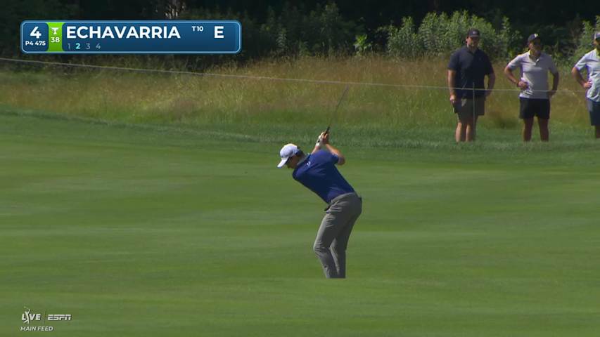 Nico Echavarria's 161-yard approach sets up birdie on No. 4 at Travelers