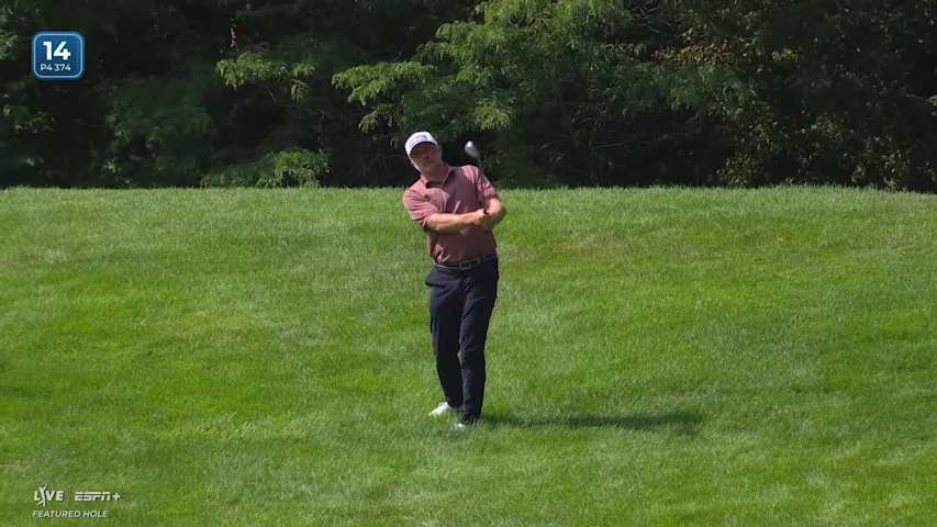 David Skinns makes birdie on No. 14 at John Deere