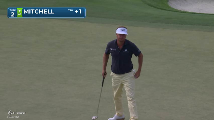 Keith Mitchell hits 186-yard drive to 6 feet, sets up birdie on No. 2 at Arnold Palmer
