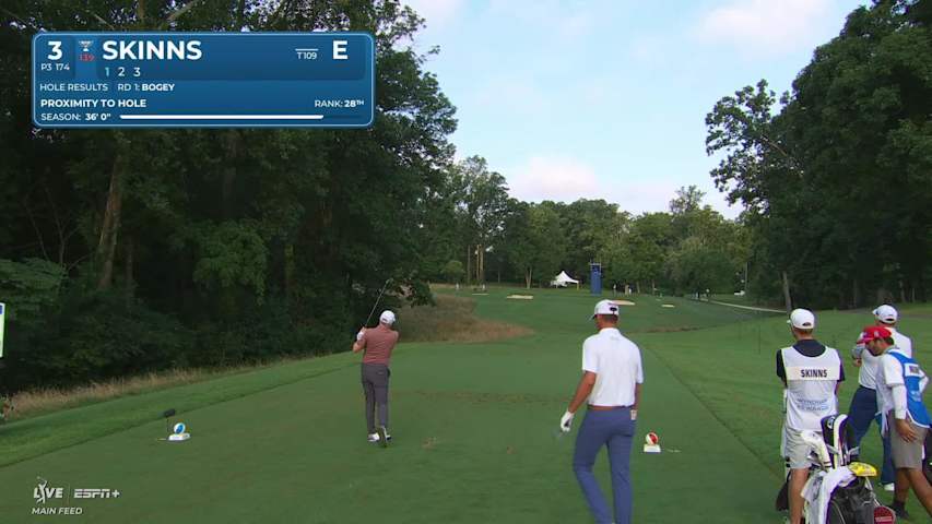 David Skinns nearly aces No. 3 at Wyndham