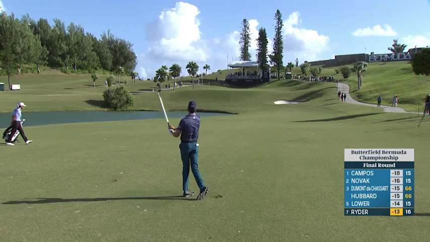 Sam Ryder makes birdie at Butterfield Bermuda