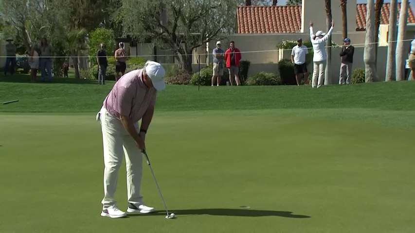 John Cook makes short birdie putt at Galleri Classic