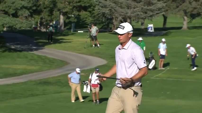 Joe Weiler sticks approach within 5 feet at Utah Championship