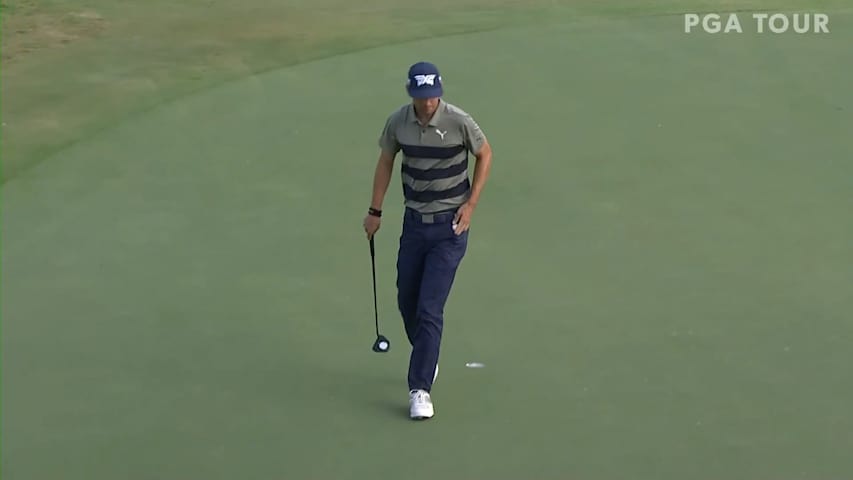 Seth Reeves rolls in 20-foot birdie putt at Sanderson Farms