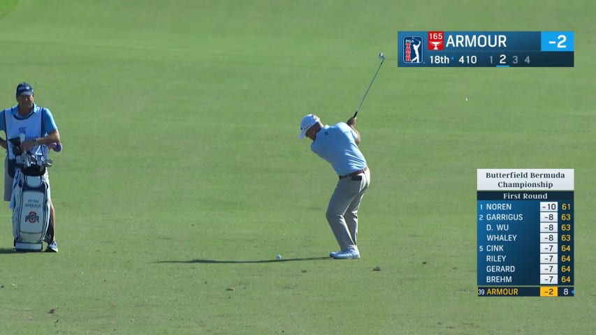 Ryan Armour sticks approach to set up birdie at Butterfield Bermuda