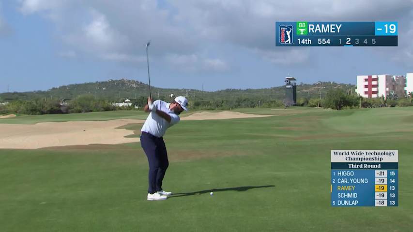 Chad Ramey makes birdie on No. 14 at World Wide Technology