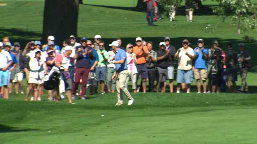 Tom Gillis holes out for eagle at The Ally Challenge