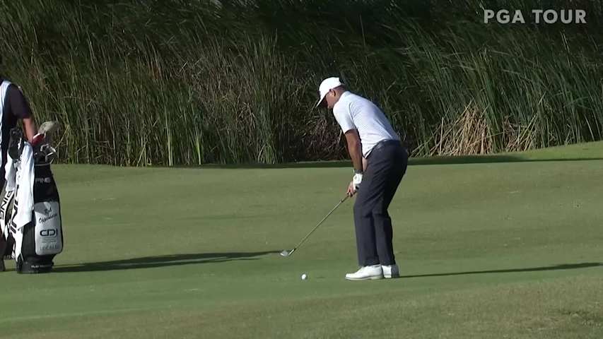 Rob Oppenheim sticks approach to set up birdie at Puerto Rico