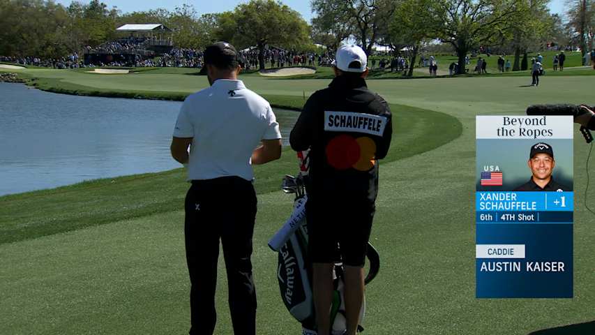 Xander Schauffele discusses approach on No. 6 in Round 1 of Arnold Palmer Invitational