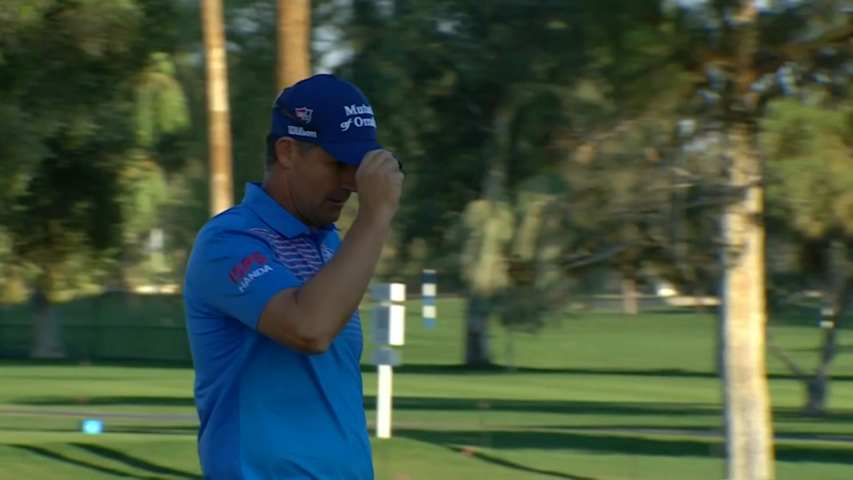 Padraig Harrington sinks birdie putt at Charles Schwab