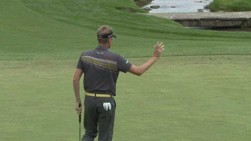 Lynn birdies No. 18 in Round 3 of Wells Fargo