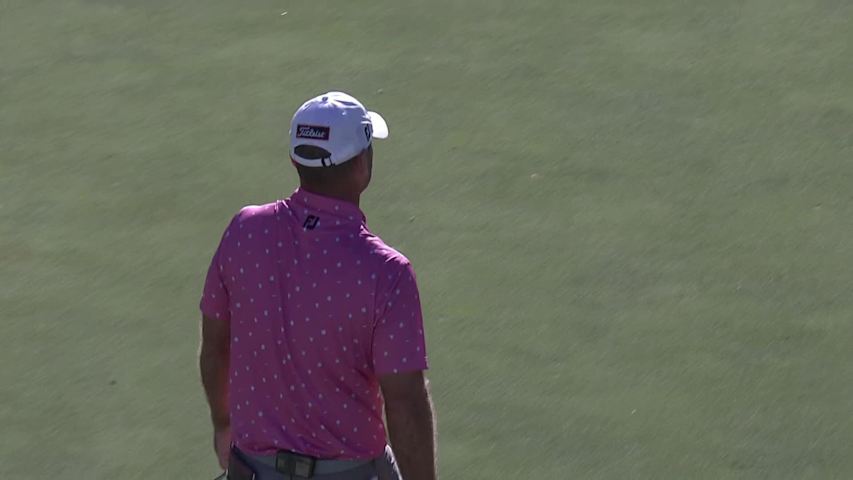 Ryan Armour makes birdie on No. 18 at BMW Charity Pro-Am