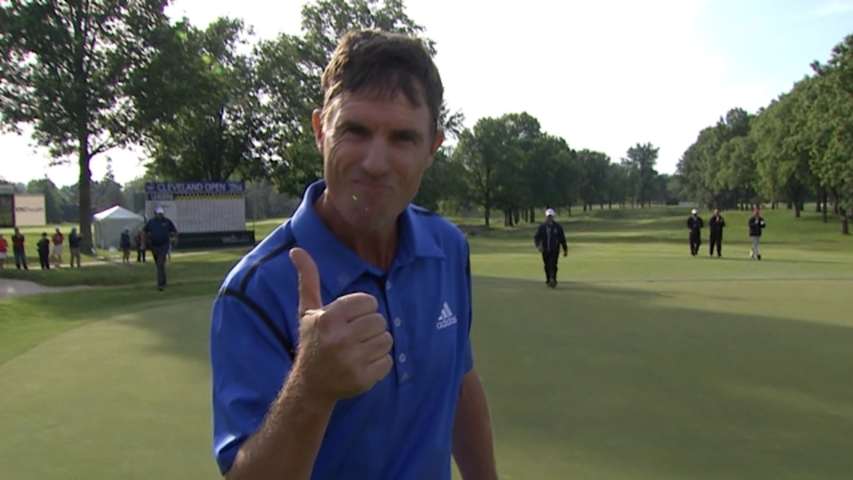 Steven Alker wins the Cleveland Open in a playoff