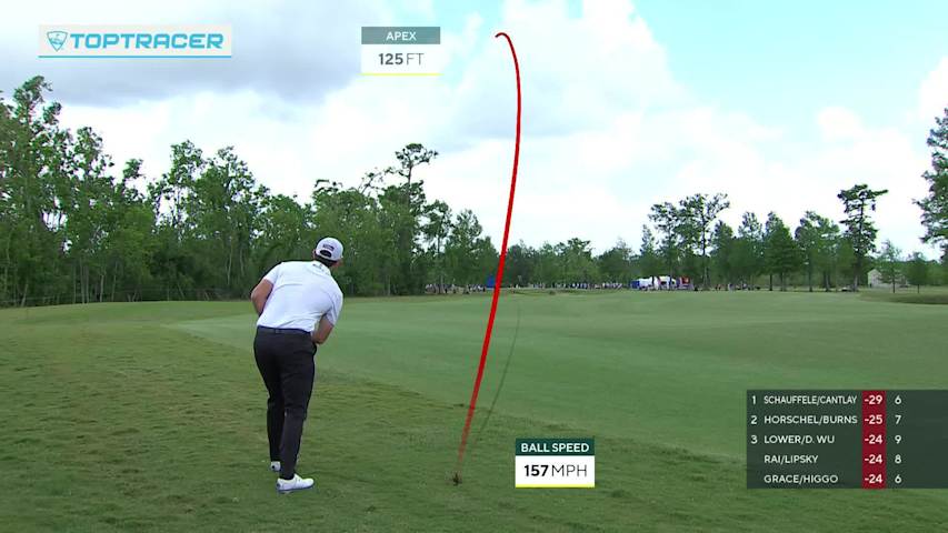 Patrick Cantlay/Xander Schauffele makes eagle on No. 7 at Zurich Classic