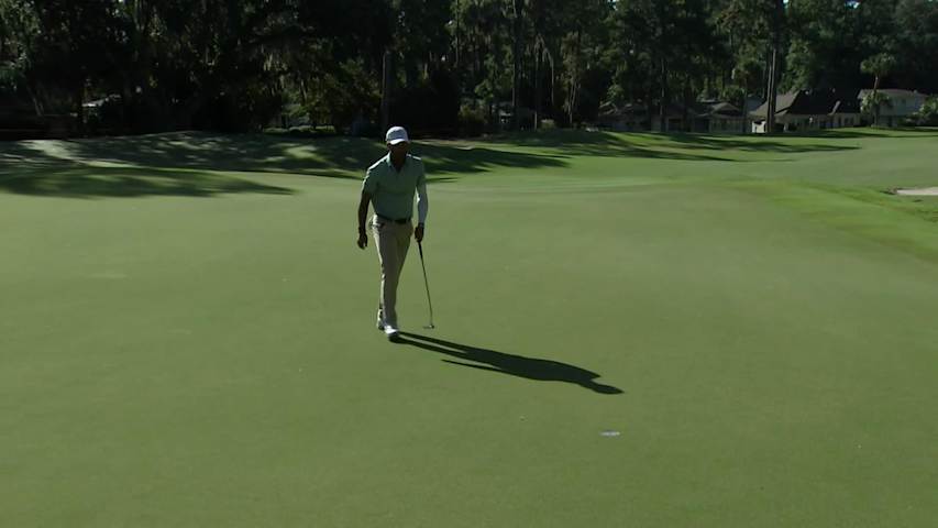 Willie Mack III rolls in birdie putt at Korn Ferry Tour Qualifying