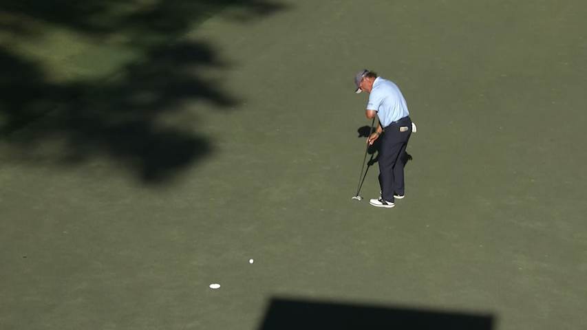 Scott McCarron sends in birdie putt at SAS Champ