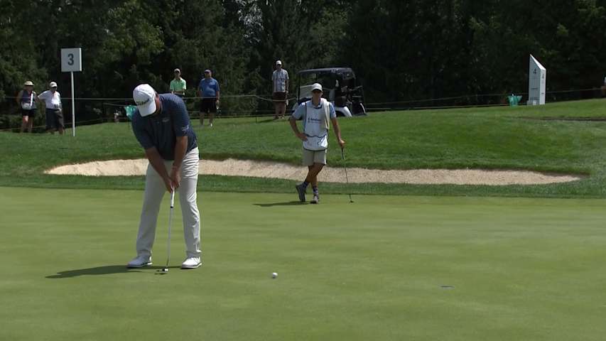 Kenny Perry buries birdie putt at Kaulig Co. Championship