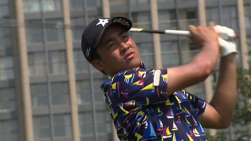 Yuwa Kosaihira leads by one at Yantai Championship