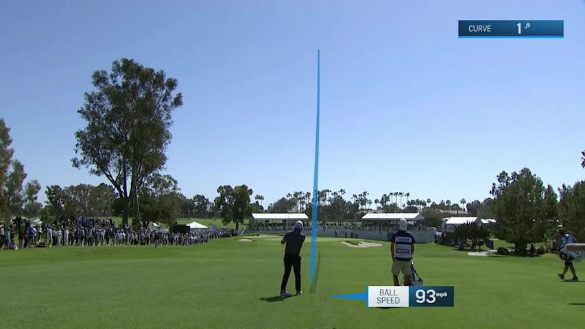 Freddie Jacobson makes birdie on No. 14 at Hoag Classic