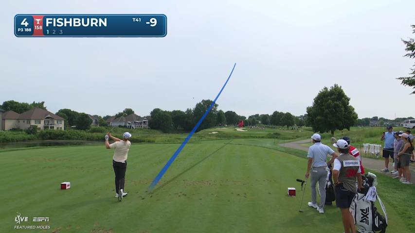 Patrick Fishburn hits tee shot to 7 feet, sets up birdie on No. 4 at 3M Open