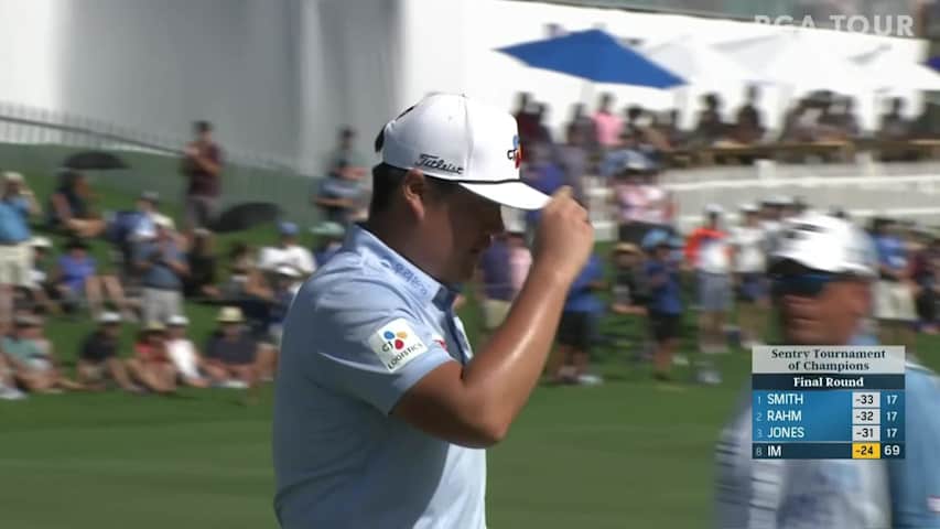 Sungjae Im sinks 27-footer for birdie at Sentry
