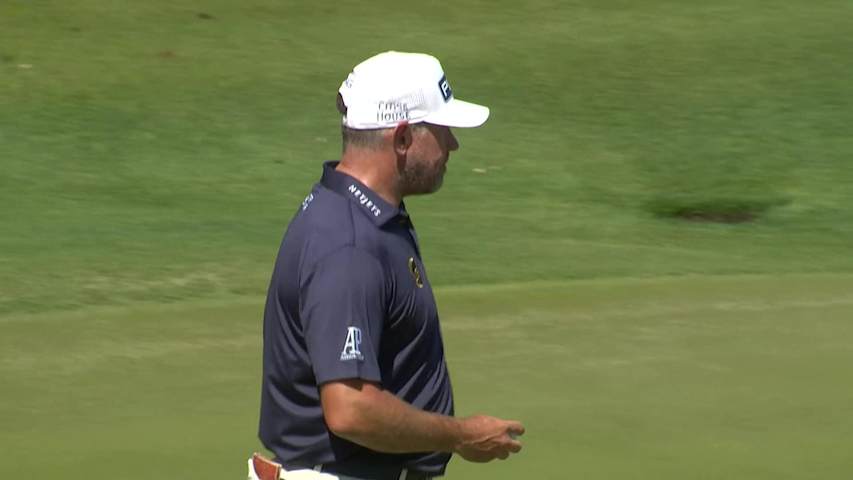Richard Bland holes 32-foot birdie putt at WGC-Dell Match Play