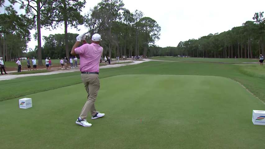 Tommy Gainey makes Eagle on No. 13 at Constellation FURYK & FRIENDS