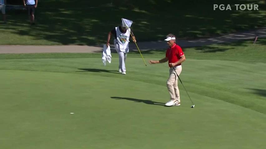 Bernhard Langer makes birdie on No. 16 in Round 3 at DICK'S