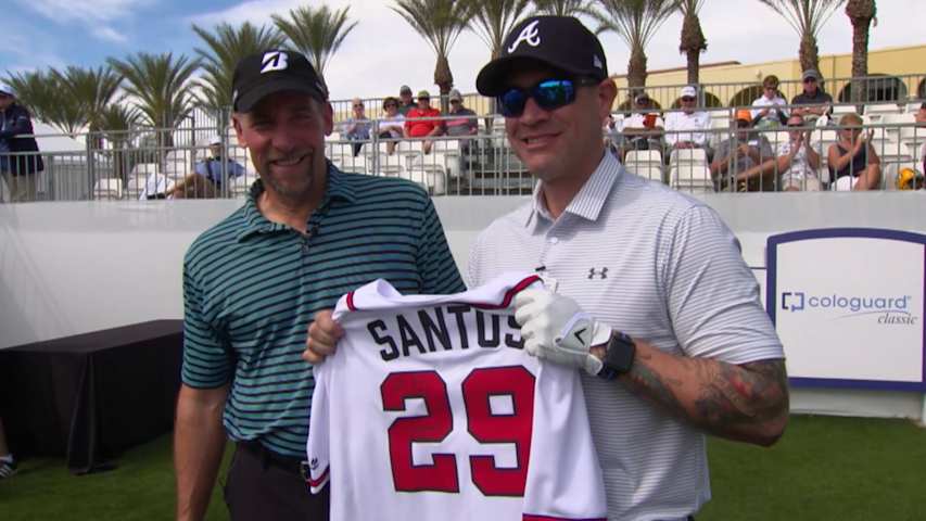John Smoltz surprises cancer survivor with pro am experience