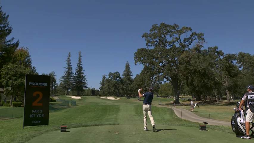 Tyler Duncan nearly aces No. 2 at Procore