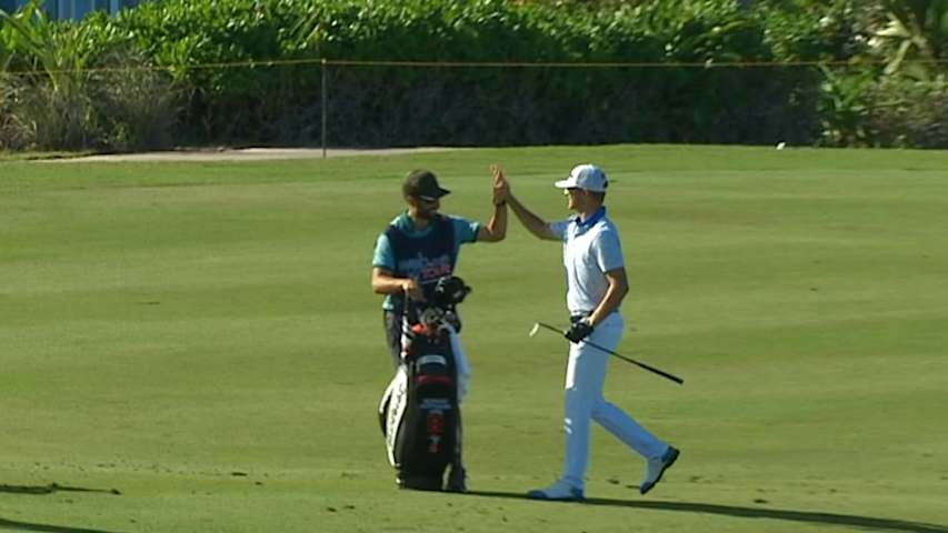Morgan Hoffmann's eagle splash is the Shot of the Day
