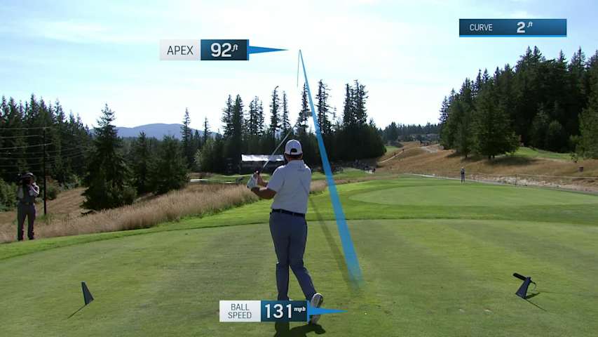 Matt Gogel makes birdie on No. 17 at Boeing Classic