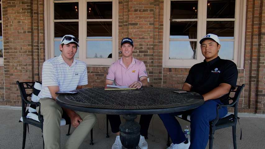 Web.com Tour players fill out March Madness bracket at Chitimacha