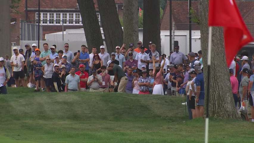 Michael Kim's 127-yard approach sets up birdie on No. 1 at Rocket Classic