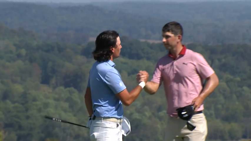 Davis Chatfield makes birdie putt at Korn Ferry Tour Champ