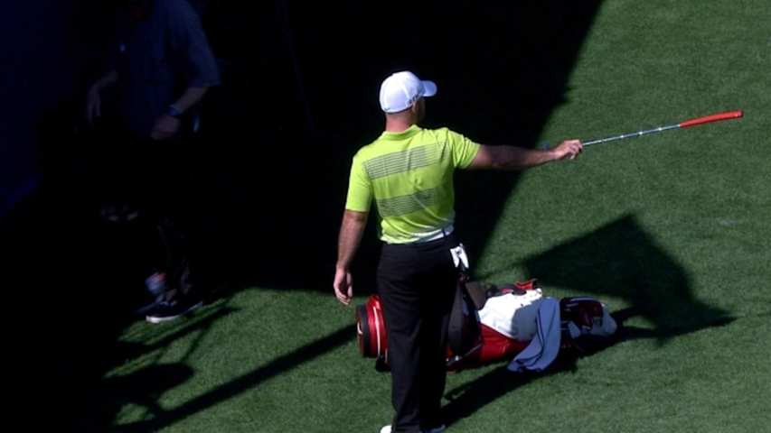 Scott Brown’s tee shot yield birdie on No. 17 at RBC Heritage
