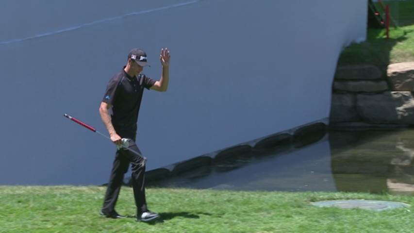 Oliver Goss nearly aces No. 18 for Shot of the Day