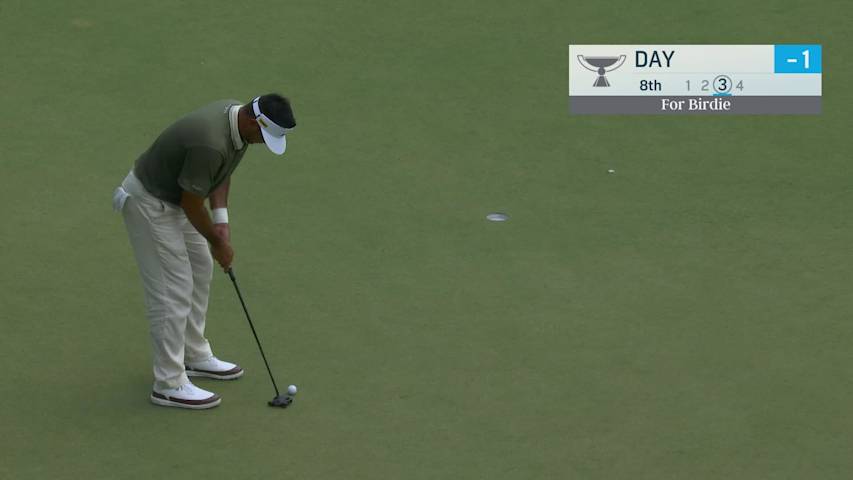 Jason Day makes birdie on No. 8 at BMW Championship