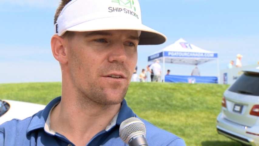Drew Stoltz comments after Round 1 of the SIGA Dakota Dunes