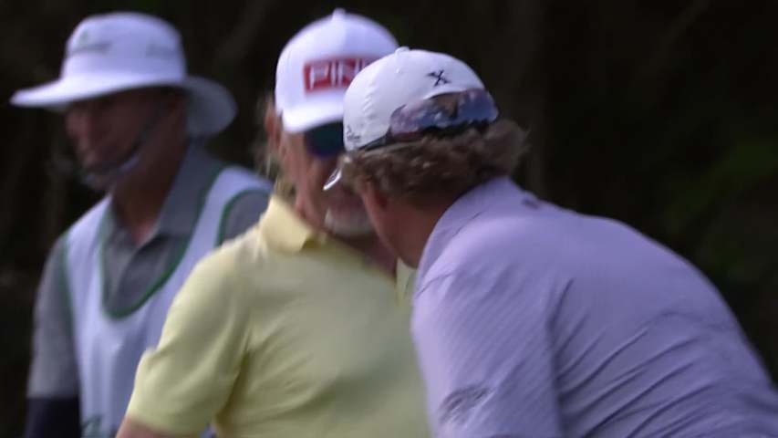 Tim Petrovic makes birdie on No. 14 at James Hardie